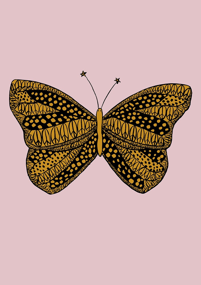 A4 Poster Schmetterling