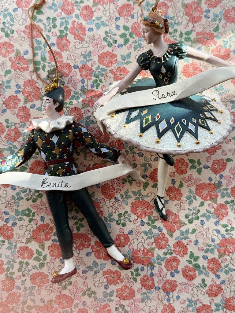 Weihnachts Anhänger Harlekin Ballerina