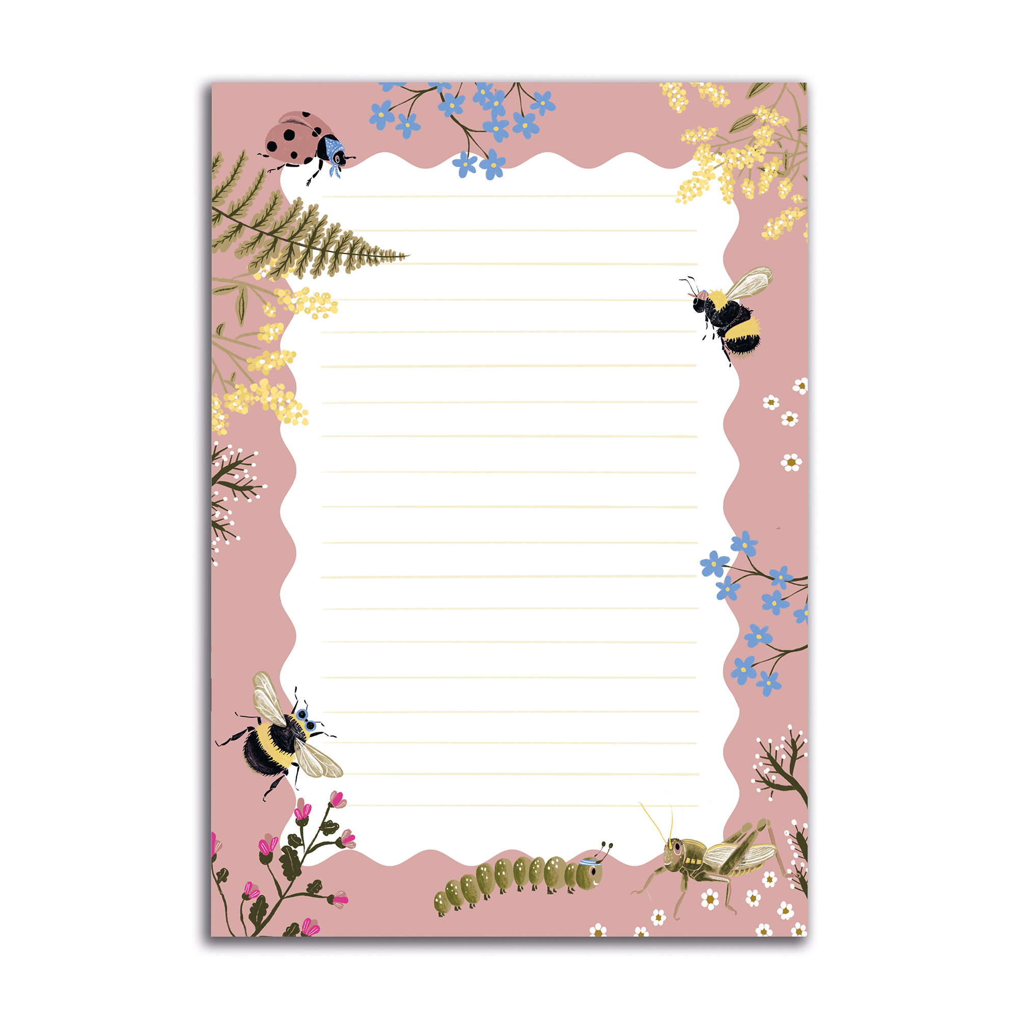 A5 Notizblock  Bienen