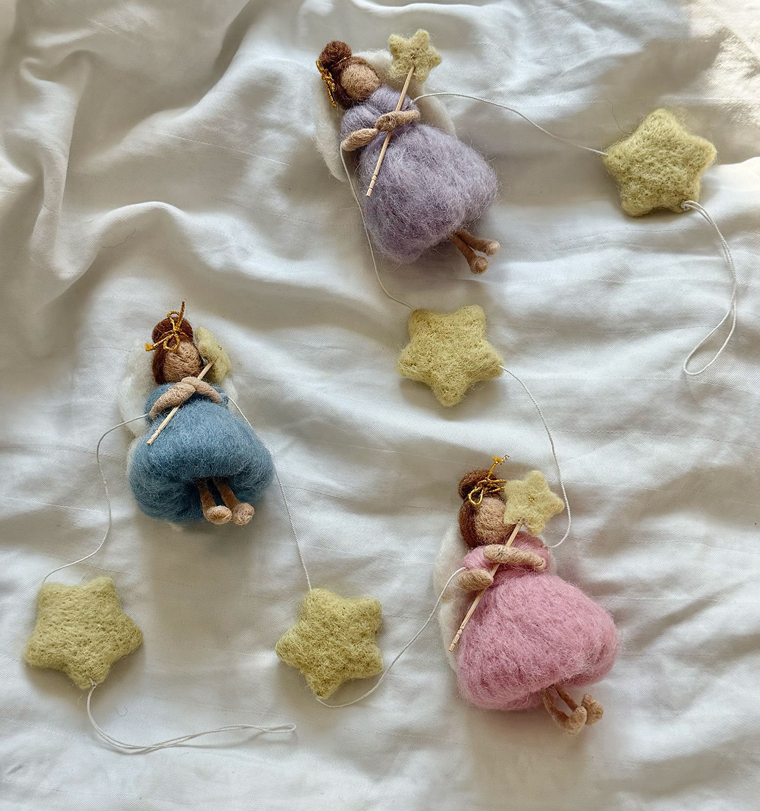 Girlande Fairy pastell