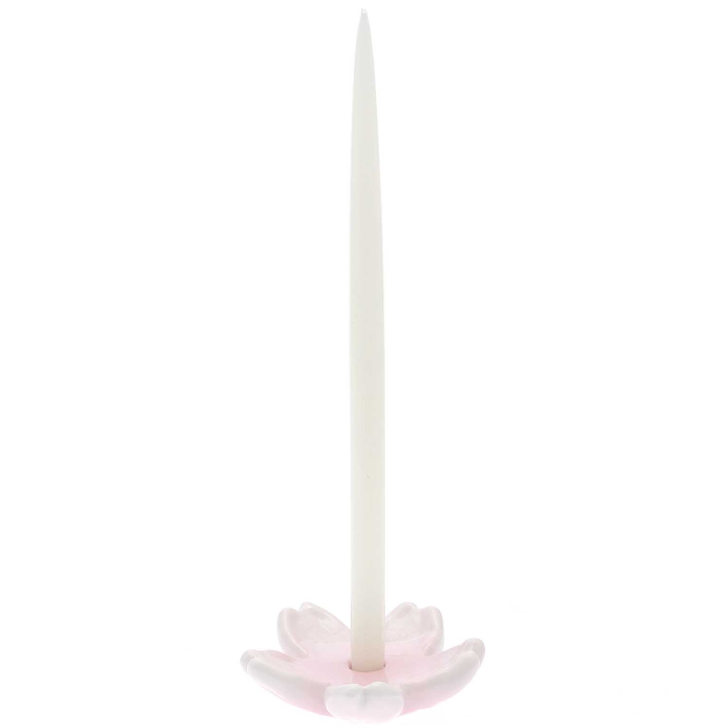 Spitze Kerzen eierschale