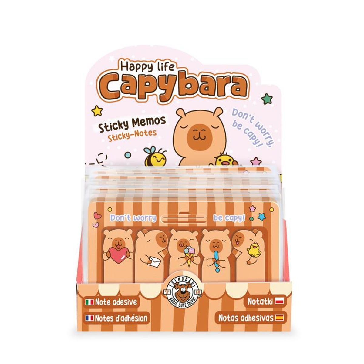 Sticky Notes Capybara 5 Designs