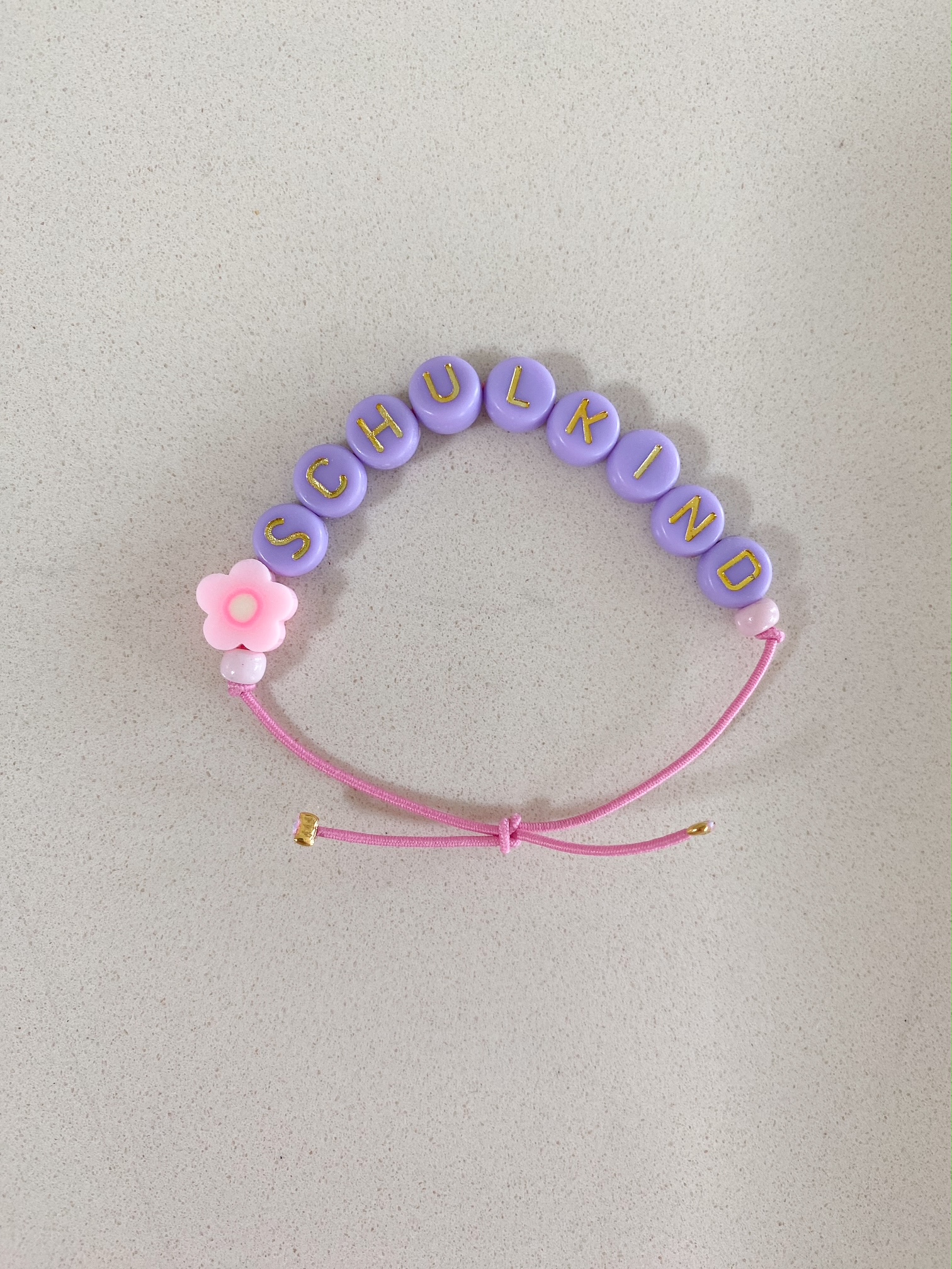 Armband SCHULKIND lila