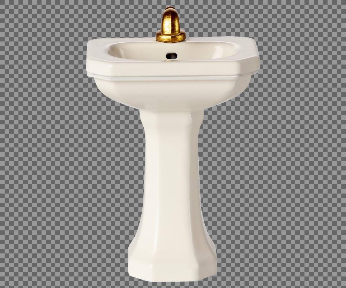 Waschbecken Maus creme