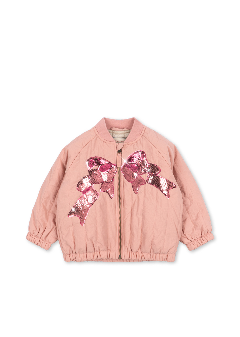 Juno Pailletten Bomber Jacke Bow rosette 7-8 Jahre