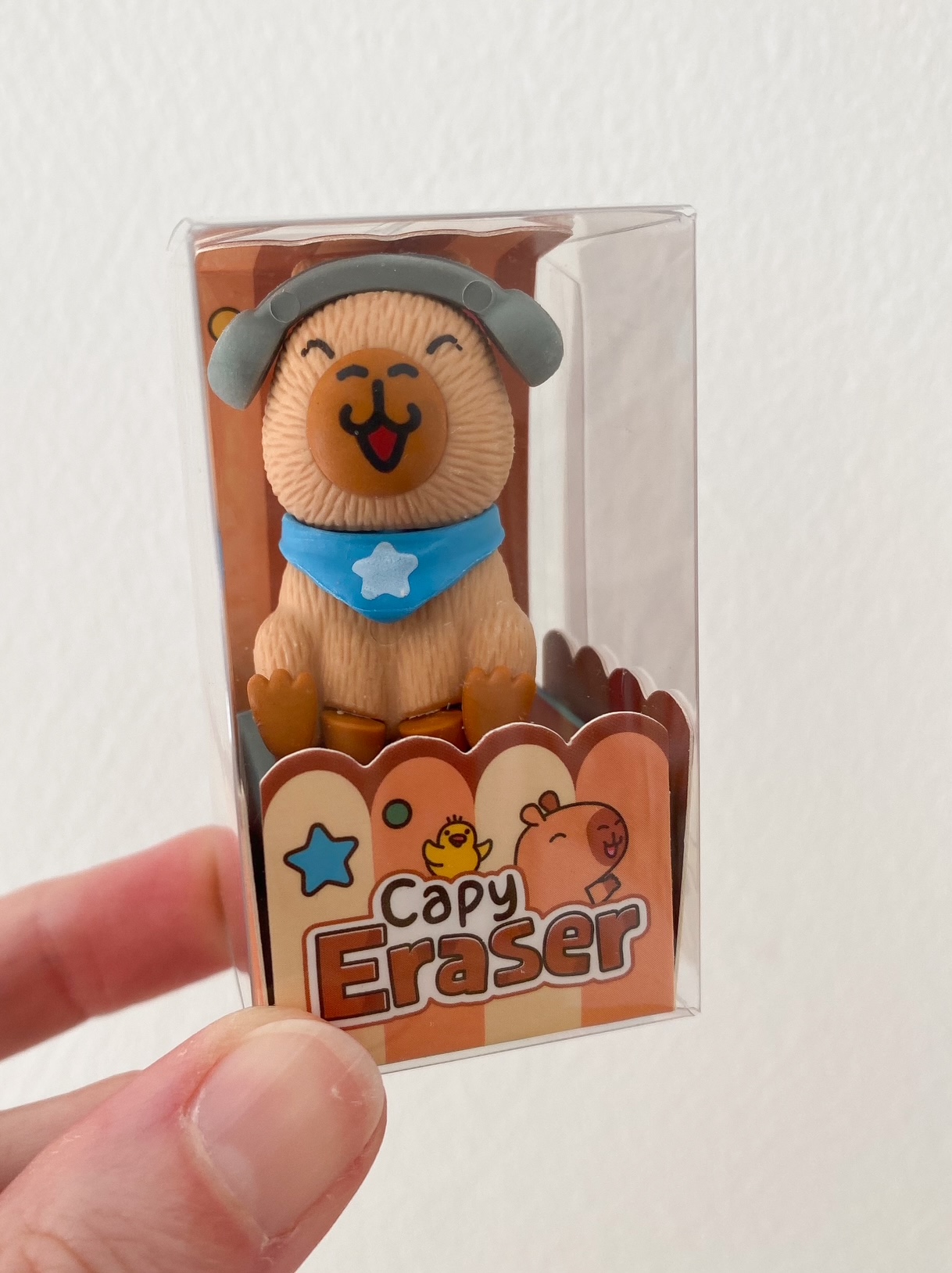 Radierer Capybara mit Kopfhörer