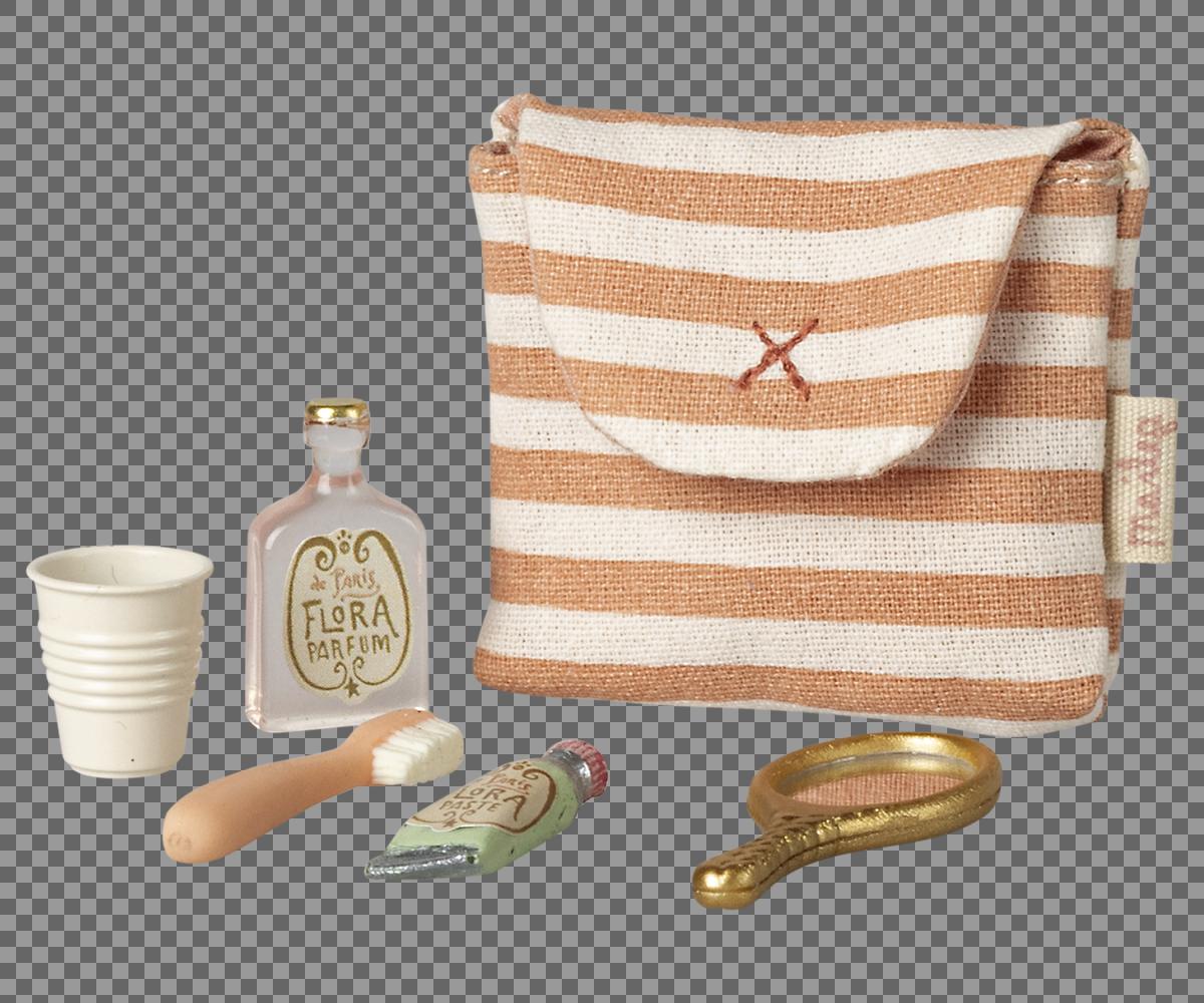 Zahnbürsten Set in Tasche Maus