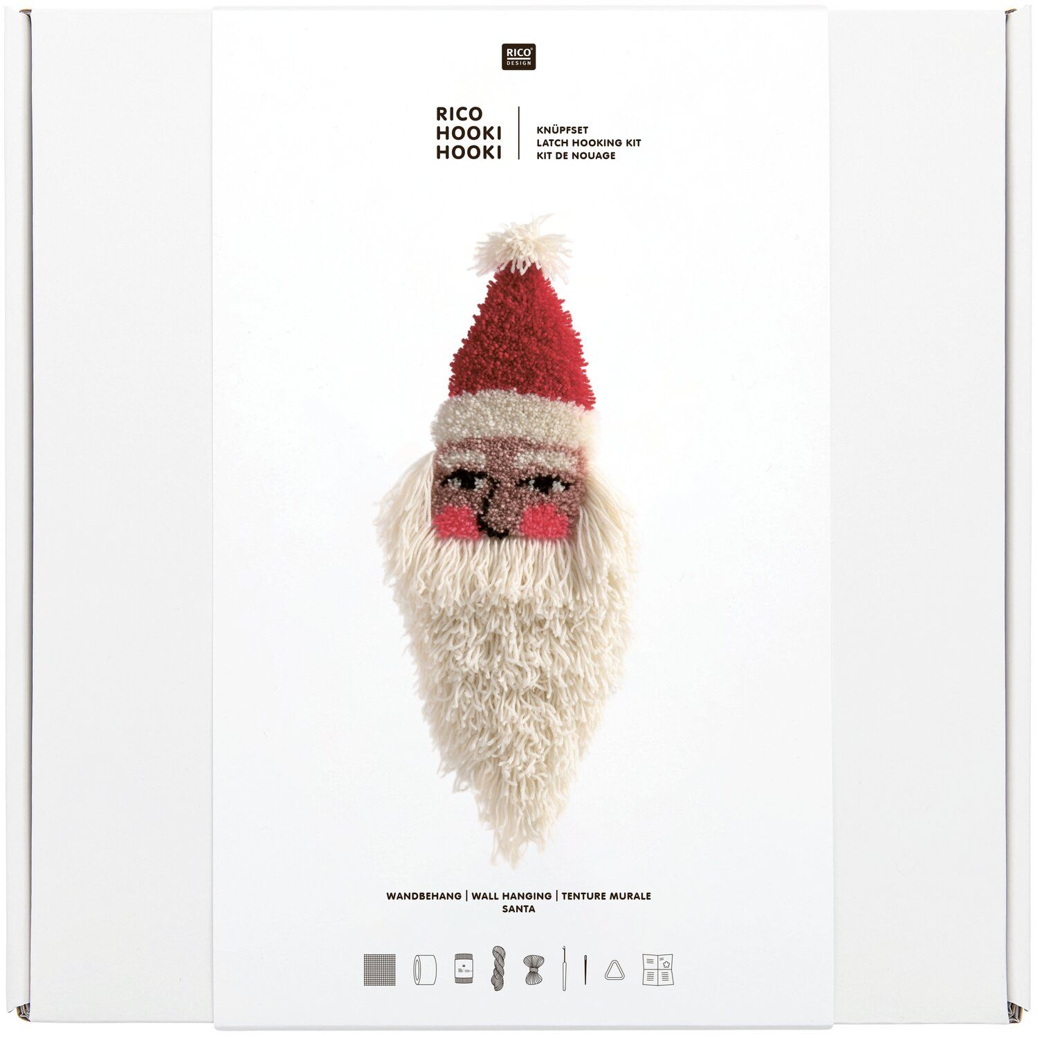 Knüpfset Hooki Weihnachtsmann
